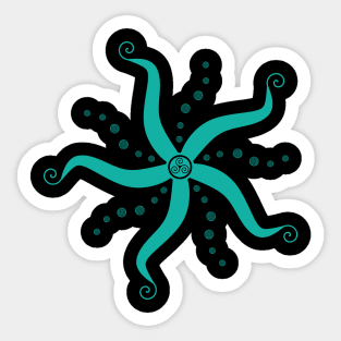 Celtic Starfish Sticker